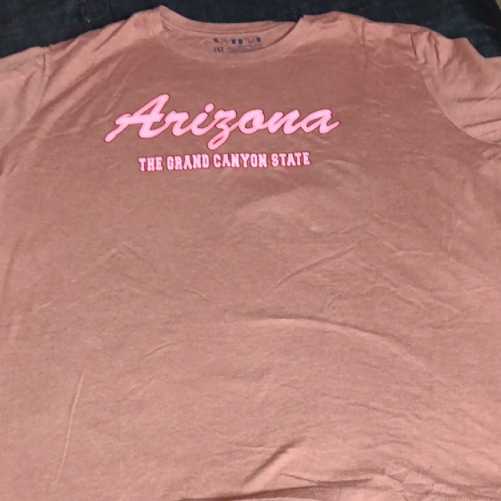 Arizona Jean Company Women's Brown Short Sleeve Tee